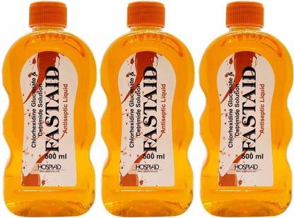 hospiaid FastAid Liquid for First Aid, Personal Hygiene Antiseptic Liquid