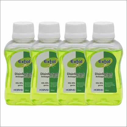hospiaid Extol Antiseptic Liquid for First Aid, Surface Disinfection (Green) Antiseptic Liquid