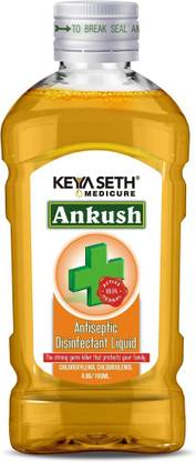KEYA SETH AROMATHERAPY Ankush Antiseptic Disinfectant Liquid First Aid, Medical, Multipurpose Personal Hygiene & Home Cleaner Antiseptic Liquid