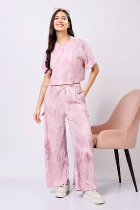 Wet Cat Top Palazzos Co-ords Set