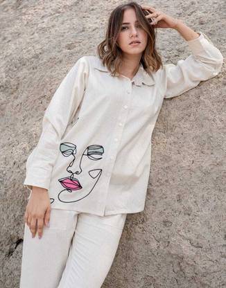 ELEPANTS Shirt Pant Co-ords Set