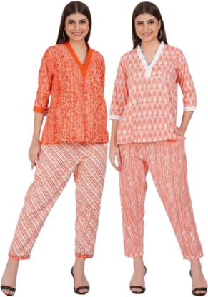 BHUMIKA FASHTIONS PVT LTD Tshirt Palazzos Co-ords Set