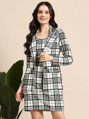 Mast & Harbour Top Skirt Co-ords Set with Blazer