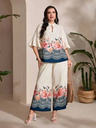 shommee Top Palazzos Western Set