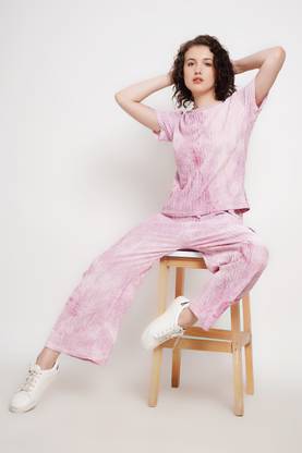 Stem Rope Top Palazzos Co-ords Set