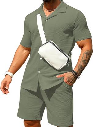 Mcalm Shirt Regular Shorts Co-ords Set