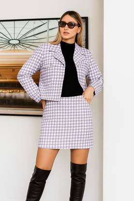 Westhood Top Skirt Co-ords Set with Blazer