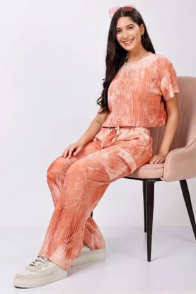 Wet Cat Top Palazzos Co-ords Set