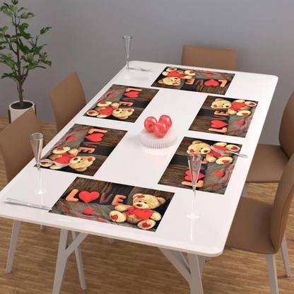 GRISHA Rectangular Pack of 6 Table Placemat