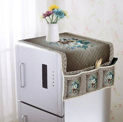 Pinkleaf Refrigerator Cover