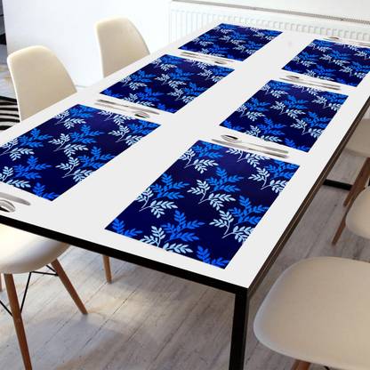 Crosmo Rectangular Pack of 6 Table Placemat