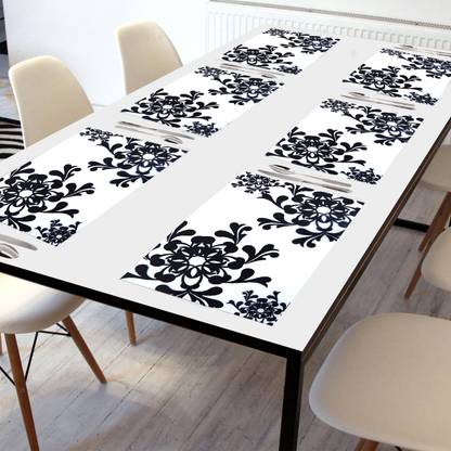 Crosmo Rectangular Pack of 6 Table Placemat