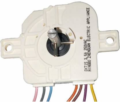 A To Z Spares Washing Machine Timer Switch, Single Knob Wash Timer (Match Wire Colour & Buy) Appliance Knob