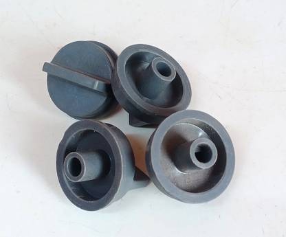 NR TRADERS Oven Control Rotary Switch Knob (OS-0004) 4 Pcs (Gray) Appliance Knob