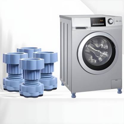 Happy Murti Washing Machine Stand, Adjustable Height & Anti-Vibration Base with Rubber Feet Appliance Knob