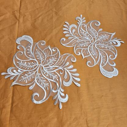 Styraze Flower Organza Applique Patch