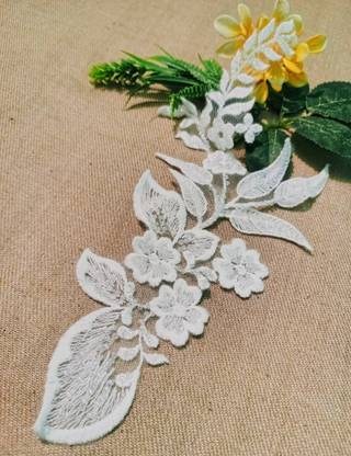Unique Bridal moti work patch Applique Patch