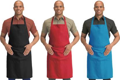 Blackpoll Polyester Home Use Apron - Free Size