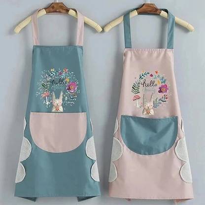 Clipron Polyester Chef's Apron - Free Size