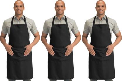 Blackpoll Polyester Home Use Apron - Free Size