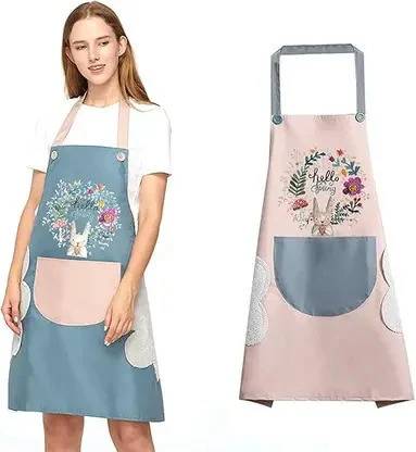 ROMJ Polyester Home Use Apron - Free Size