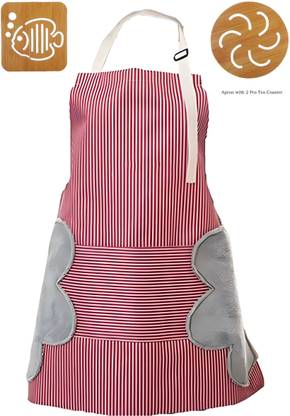 SAMYAL Polyester Home Use Apron - Free Size
