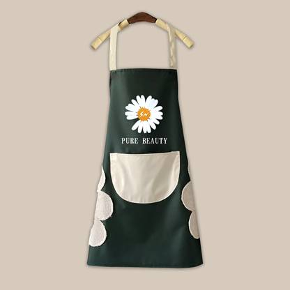GOLDENEYEHOUSE Polyester, Velvet, PVC Chef's Apron - Free Size