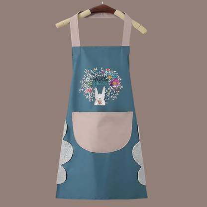 GOLDENEYEHOUSE Polyester, Velvet, PVC Chef's Apron - Free Size