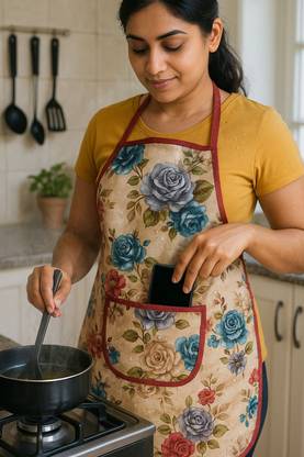 Winner Polyester Home Use Apron - Free Size