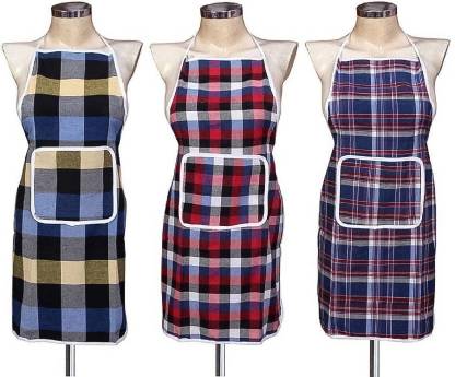 Kanushi Industries Cotton Home Use Apron - Free Size