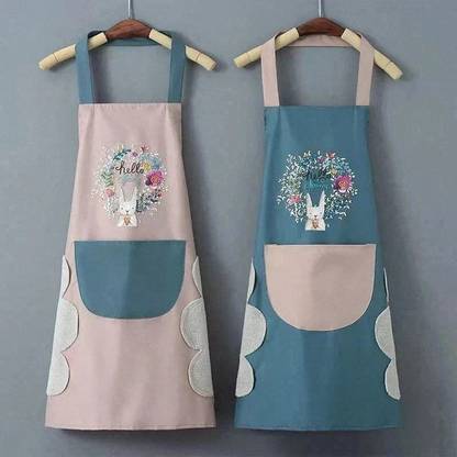 Ashmakam Polyester Chef's Apron - Free Size