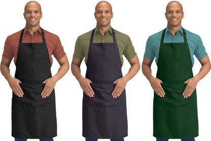 Blackpoll Polyester Home Use Apron - Free Size