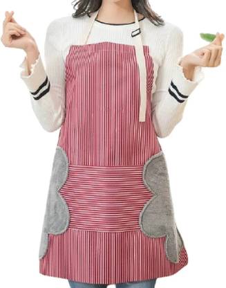 HENIJ Nylon, Cotton Chef's Apron - Free Size