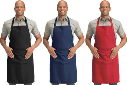Blackpoll Polyester Home Use Apron - Free Size