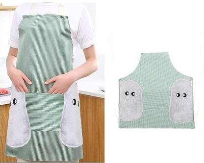 Dfasion Nylon Home Use Apron - Free Size