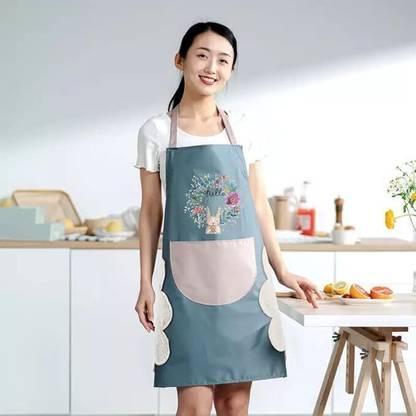 DARSHANAM WORLD Polyester Chef's Apron - Free Size