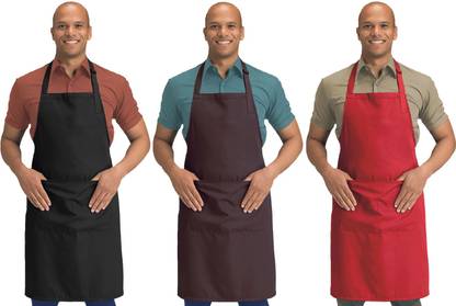 Blackpoll Polyester Home Use Apron - Free Size