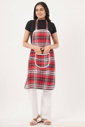 MIMI KITCHEN PRODUCTS Cotton Home Use Apron - Free Size
