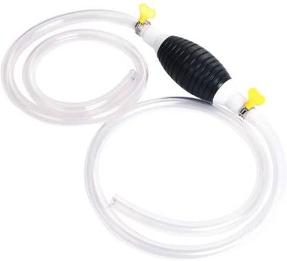 NH WORLD Ganesh Fuel Transfer Pump And 2 meter Pipe with 2 clam Electrical Aquarium Cleaner