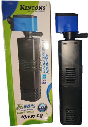 kintons Aquarium Internal Filter for Freshwater & Marine Aquarium (8w- 1800L/H) - Power Aquarium Filter
