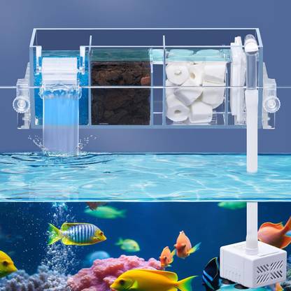 SHAASH GD-16 Transparent Acrylic Filter Power Aquarium Filter