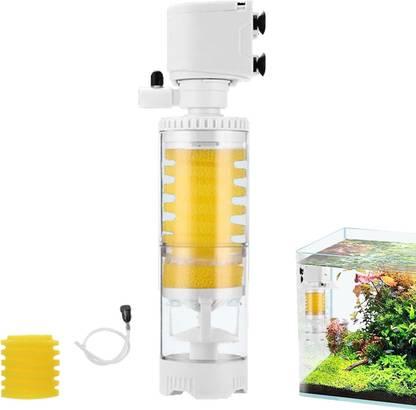Jainsons Pet Products 4-in-1 Internal Aquarium Fish Tank Water Filter 1000 L/H, 20W | FILTER-RS-265F Power Aquarium Filter