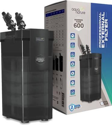 Aquanature TRANQUIL FLOW 600 Canister Aquarium Filter