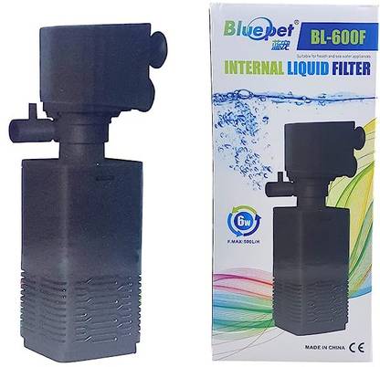 Animaux (BL-600F) Aquarium internal filter Power : 15W | Flow : 650L/H) Corner Aquarium Filter