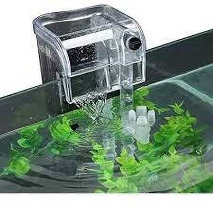 MOAN LY 401 Mini Hang On Filter for Aquarium Fish Tank | 2.5W | 250 L/H Sponge Aquarium Filter