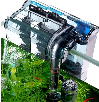 VAYINATO RS-6000| 3W| 350L/H| Fit For 2~3Ft Tank |3 Layer Hang On Filter Power Aquarium Filter
