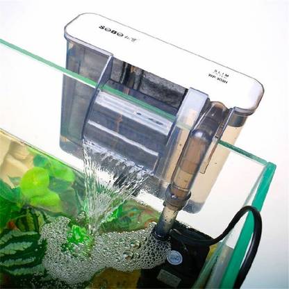 VAYINATO SOBO WP-408H Aquarium Hang On Filter | 6W | 600L/H | Suits 3 Ft Tank Power Aquarium Filter