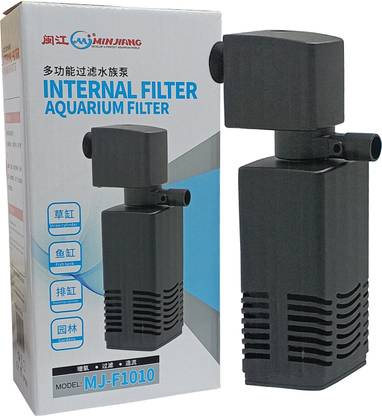 Venus Aqua MJ-F1010 3-in-1 Submersible Aquarium Tank Internal Filter Pump 15W F.Max: 880L/H Undergravel Aquarium Filter