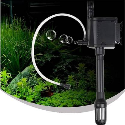 VAYINATO RS-380P | 7W | 600L/H 3 In 1 Multi Function Power Head Filter Motor Power Aquarium Filter