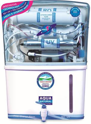 AQUA Grand Plus Z Water Purifier 12 L RO + UF + UV + UV_LED + TDS Control Water Purifier